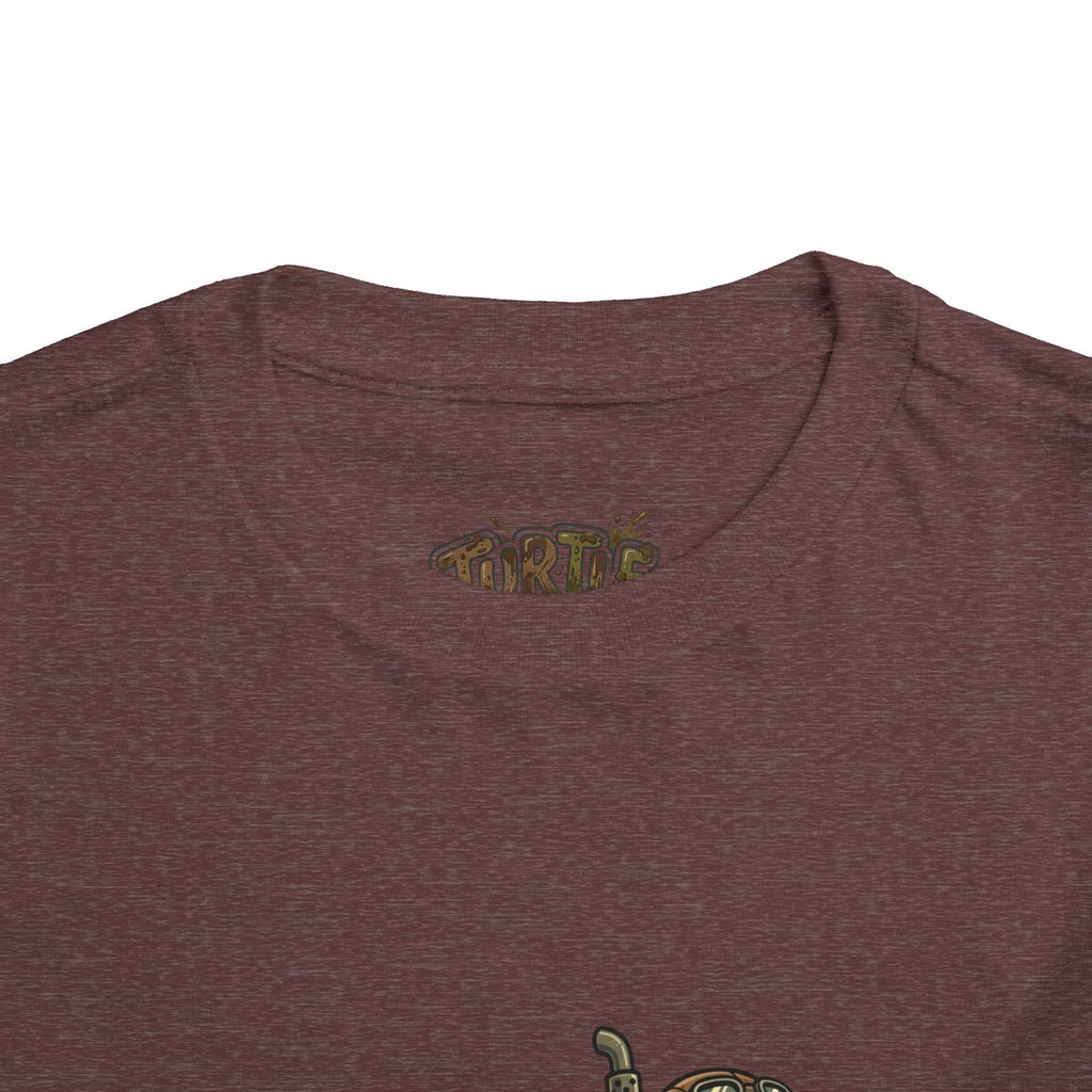 Toddler Tee — 'Turtle Man Mud King' Mud Truck Graphic