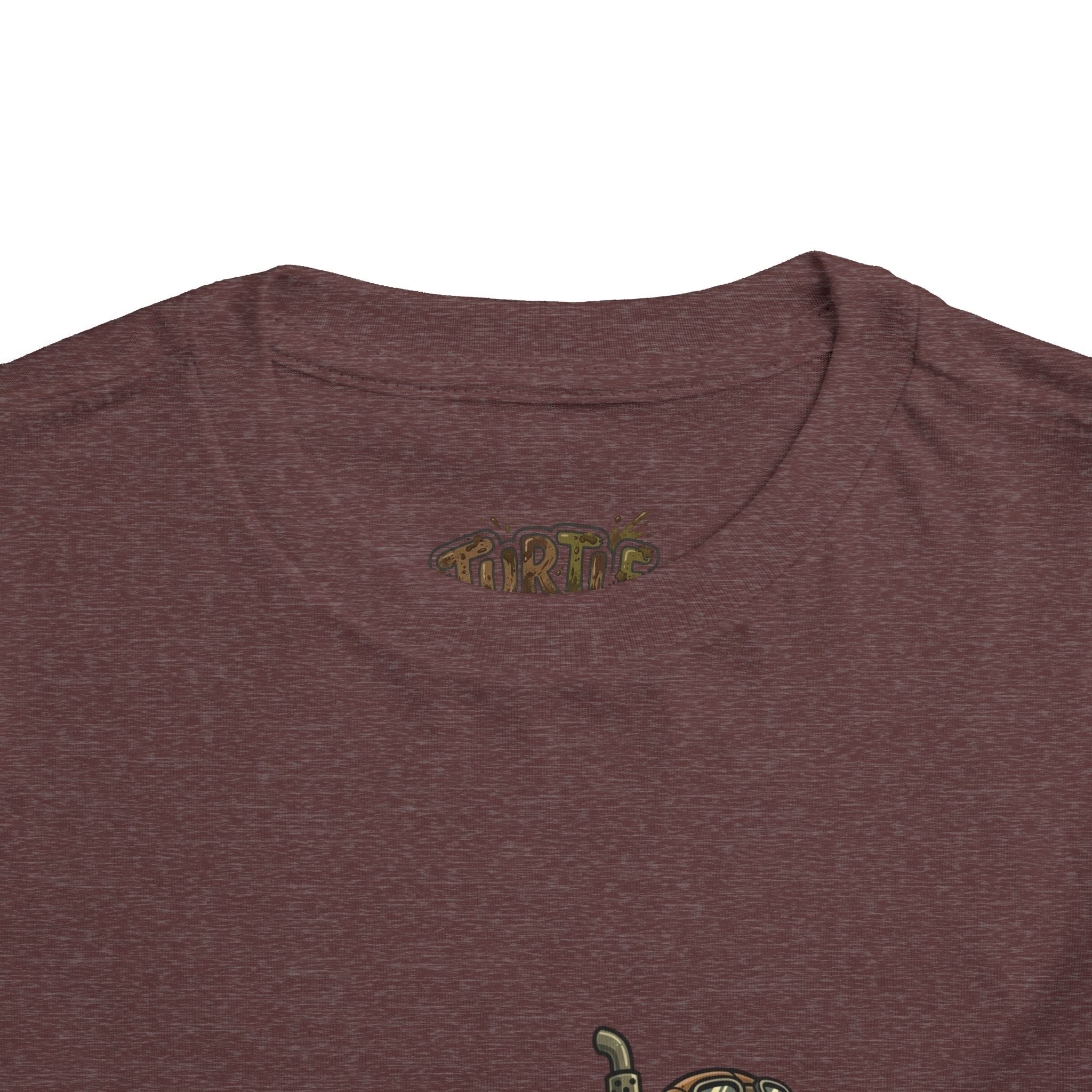Toddler Tee — 'Turtle Man Mud King' Mud Truck Graphic
