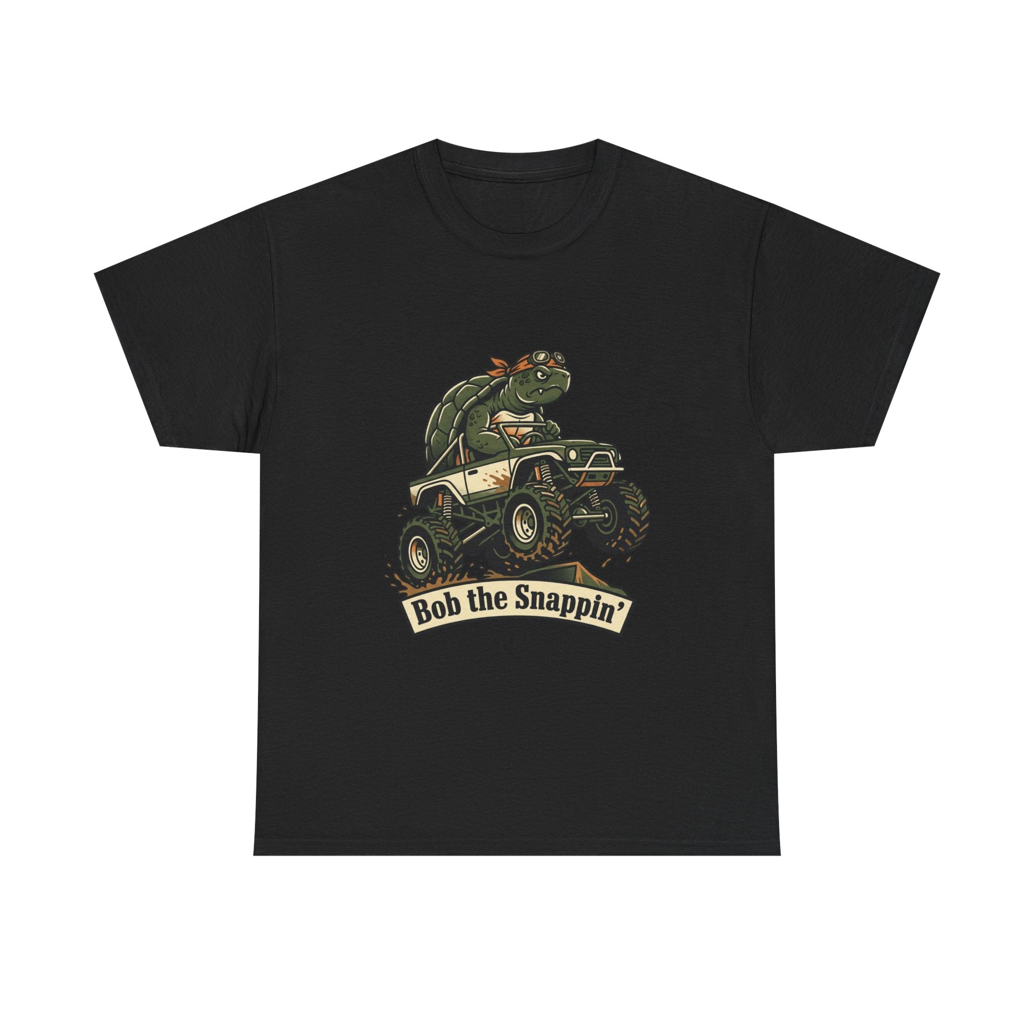 T-Shirt — "Bob the Snappin'" Turtle Monster Truck Graphic Tee