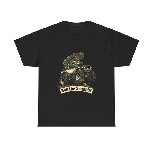 T-Shirt — "Bob the Snappin'" Turtle Monster Truck Graphic Tee