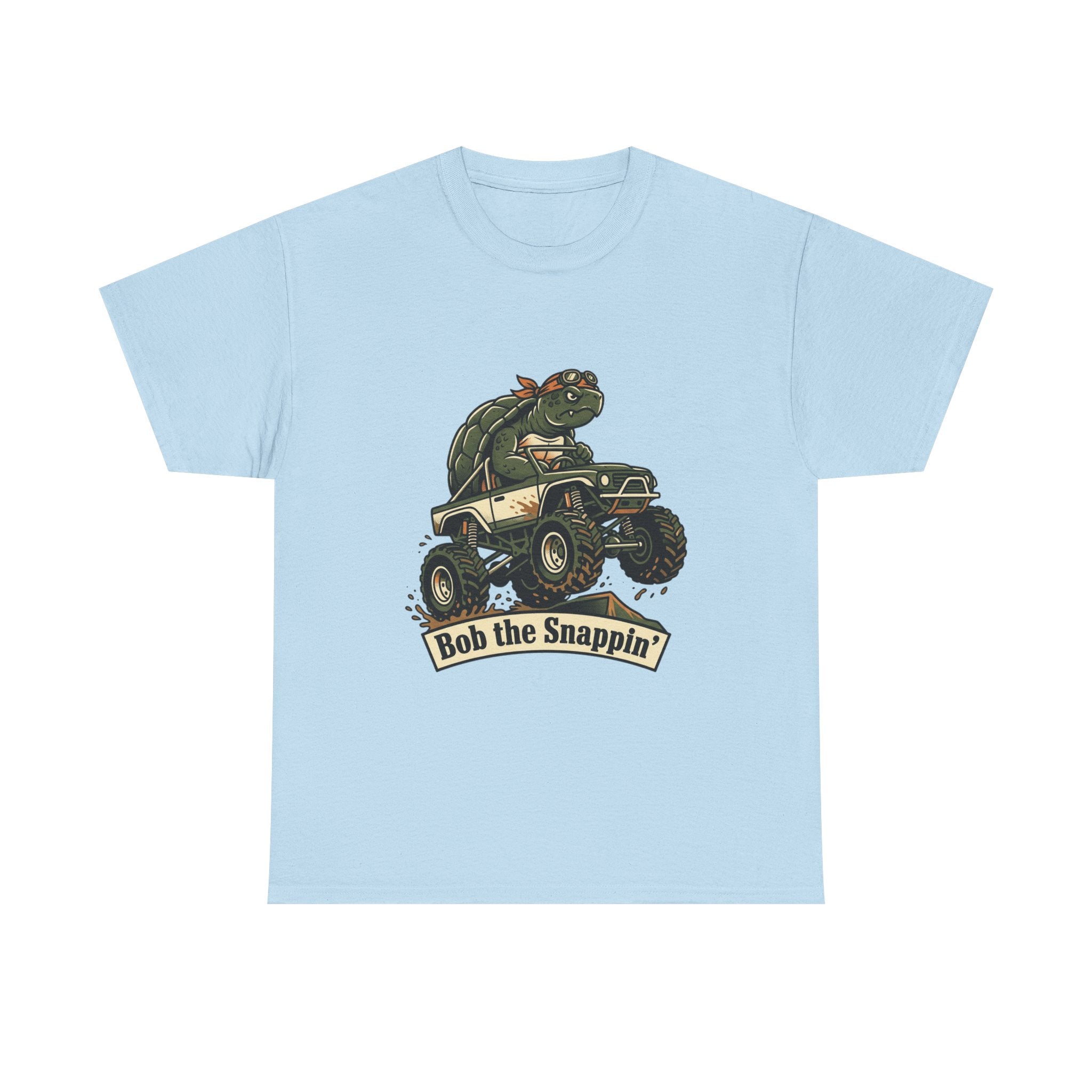 T-Shirt — "Bob the Snappin'" Turtle Monster Truck Graphic Tee