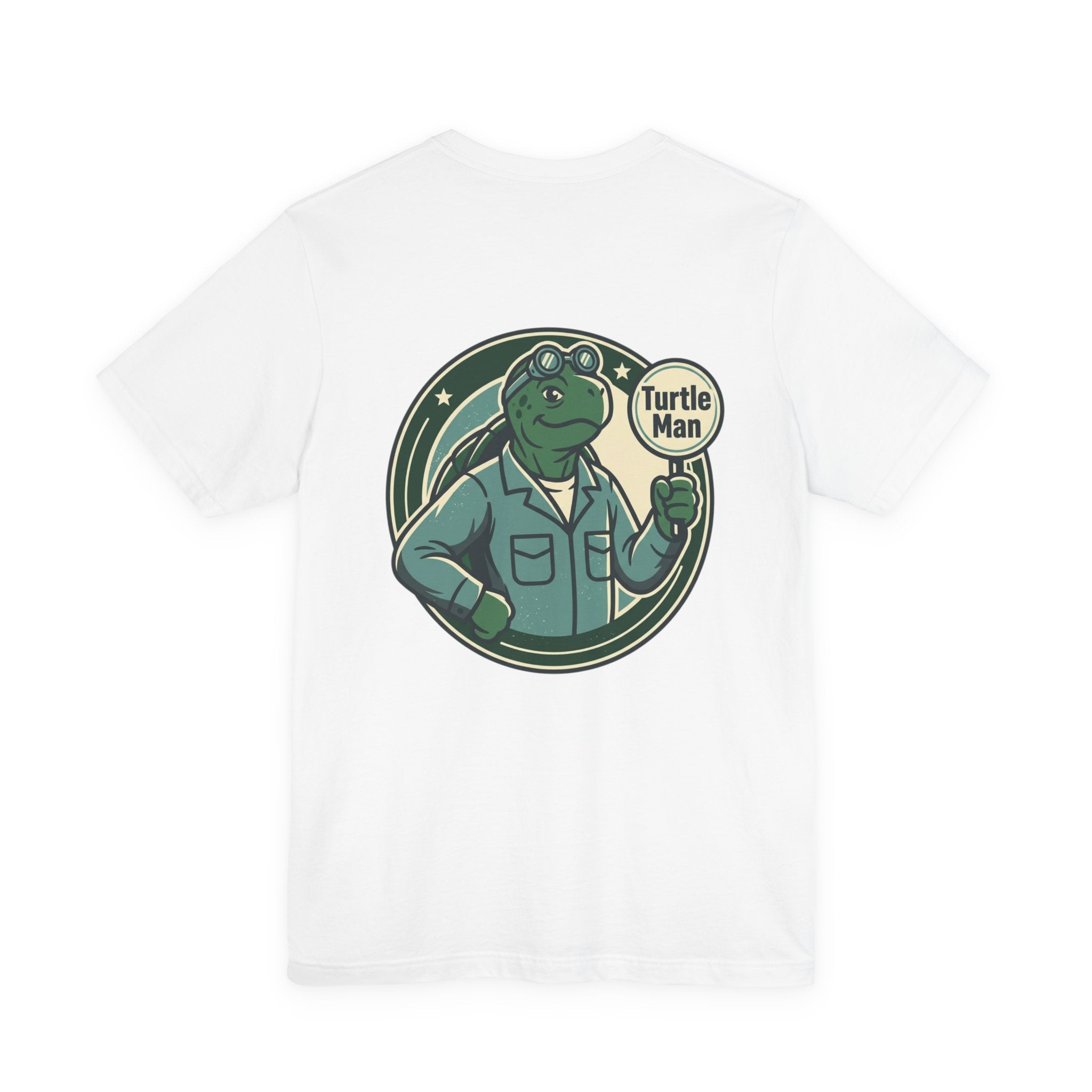 Turtle Graphic Tee — 'Show Me Your Boobs' Retro Truck Front & 'Turtle Man' Back Shirt