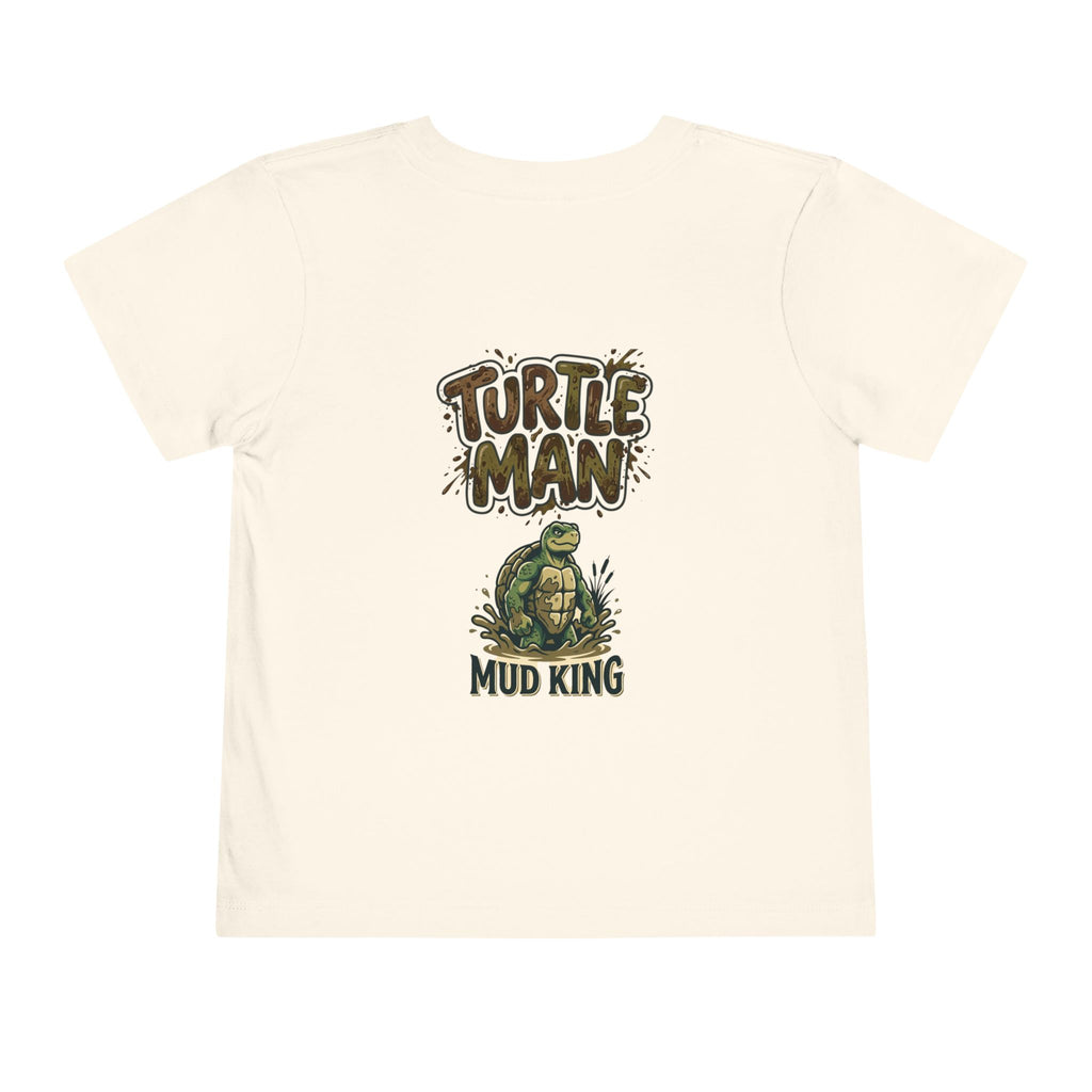 Toddler Tee — 'Turtle Man Mud King' Mud Truck Graphic