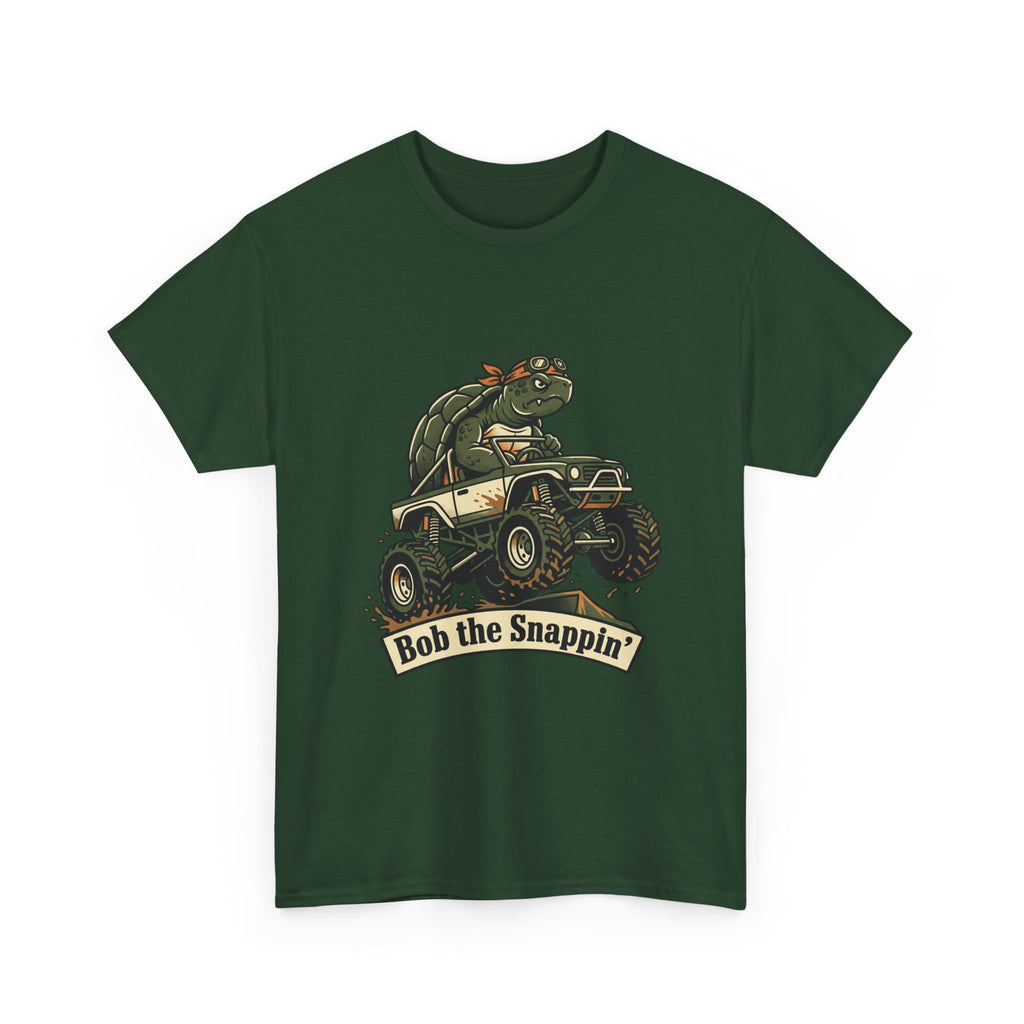 T-Shirt — "Bob the Snappin'" Turtle Monster Truck Graphic Tee