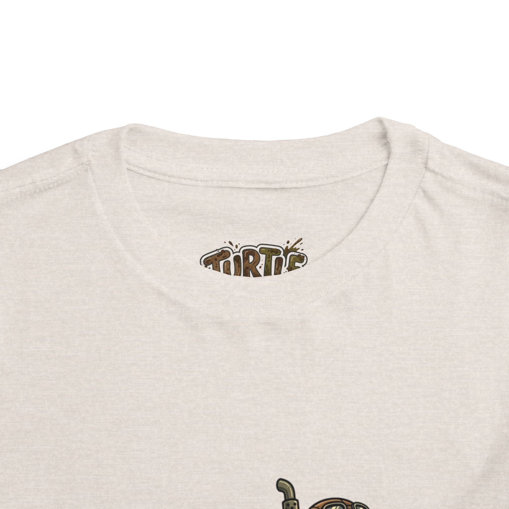 Toddler Tee — 'Turtle Man Mud King' Mud Truck Graphic