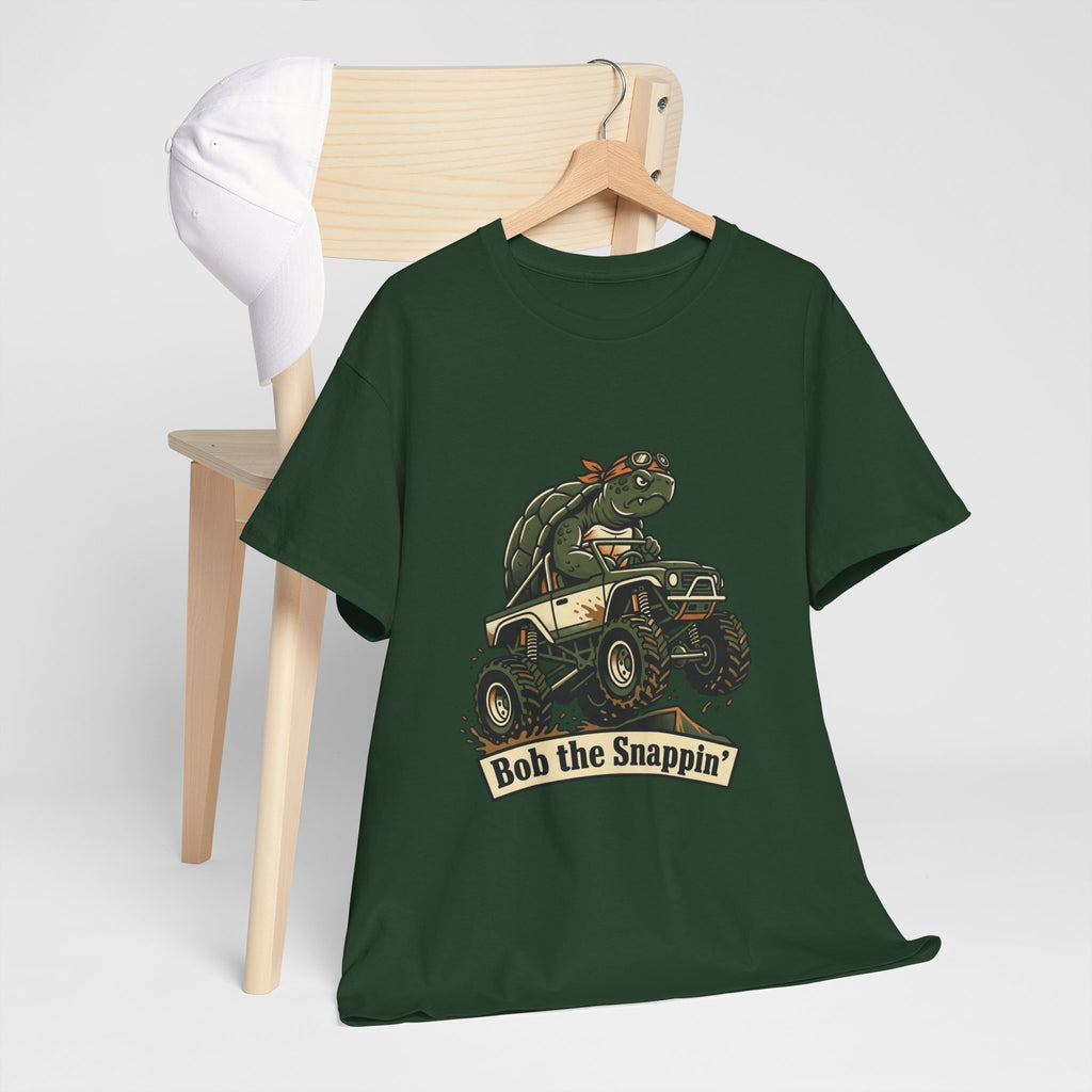 T-Shirt — "Bob the Snappin'" Turtle Monster Truck Graphic Tee