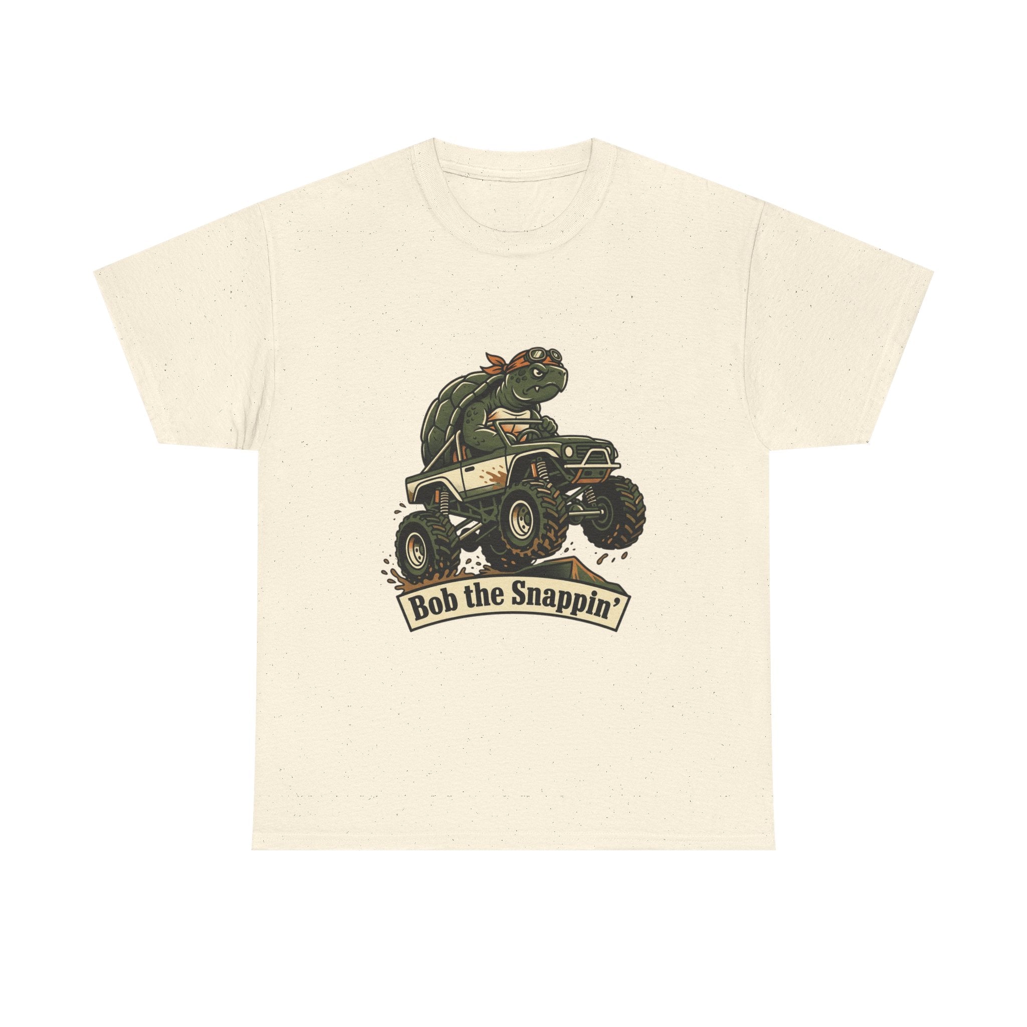 T-Shirt — "Bob the Snappin'" Turtle Monster Truck Graphic Tee