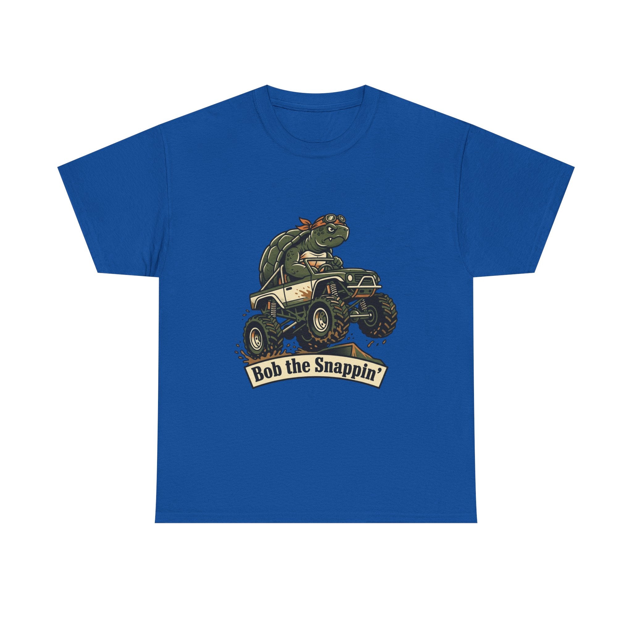 T-Shirt — "Bob the Snappin'" Turtle Monster Truck Graphic Tee