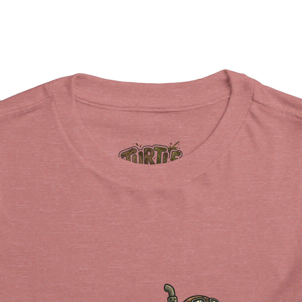 Toddler Tee — 'Turtle Man Mud King' Mud Truck Graphic