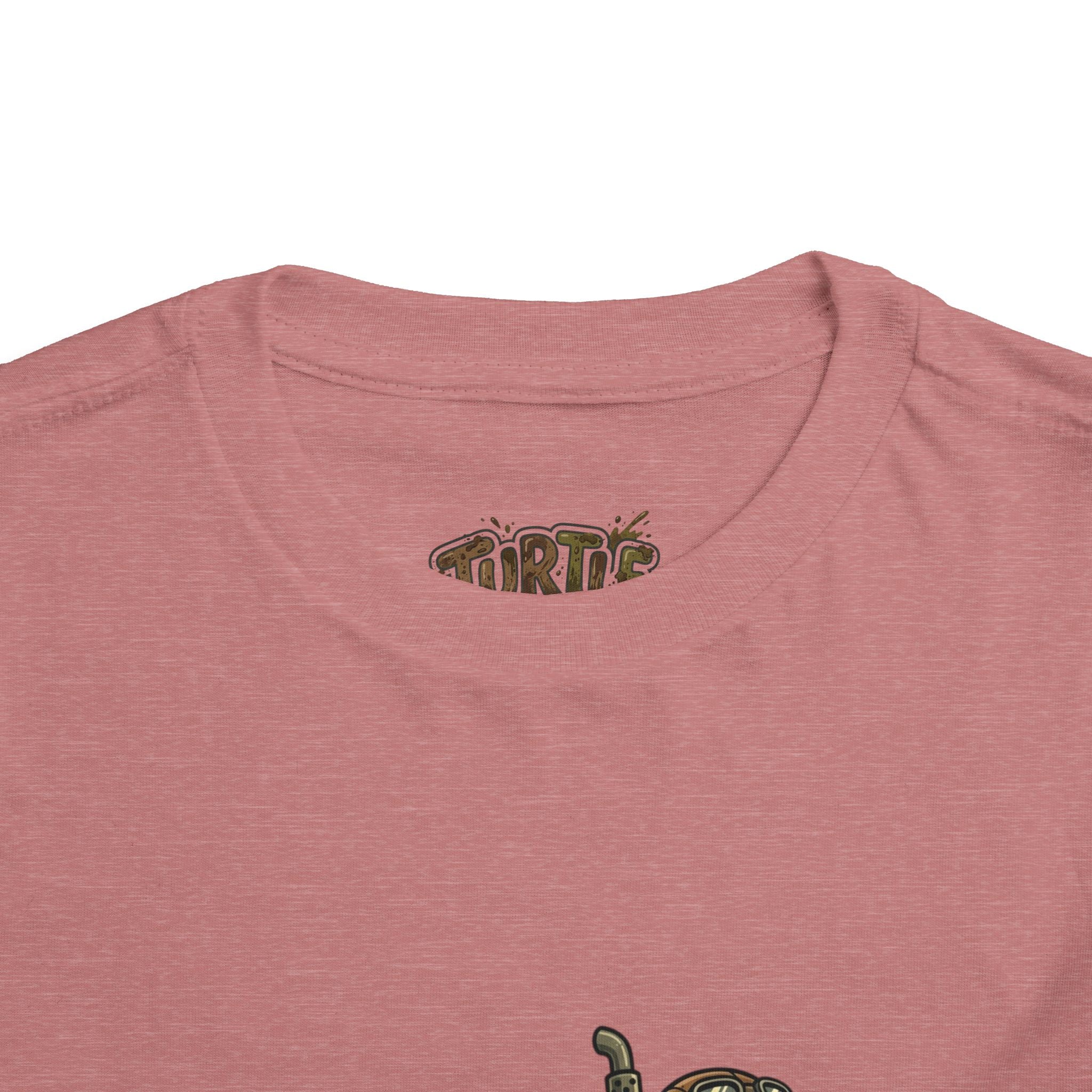 Toddler Tee — 'Turtle Man Mud King' Mud Truck Graphic