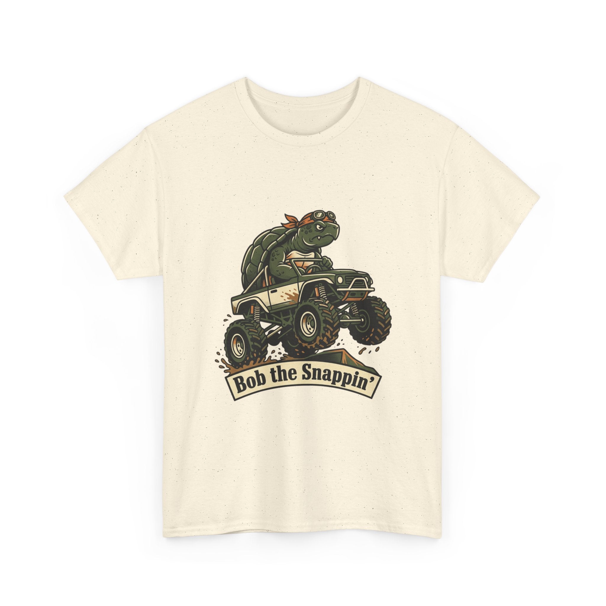 T-Shirt — "Bob the Snappin'" Turtle Monster Truck Graphic Tee