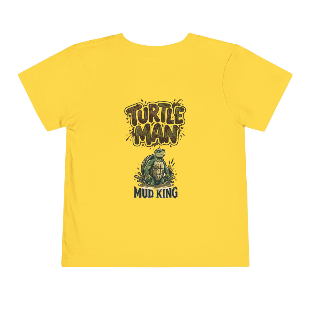 Toddler Tee — 'Turtle Man Mud King' Mud Truck Graphic