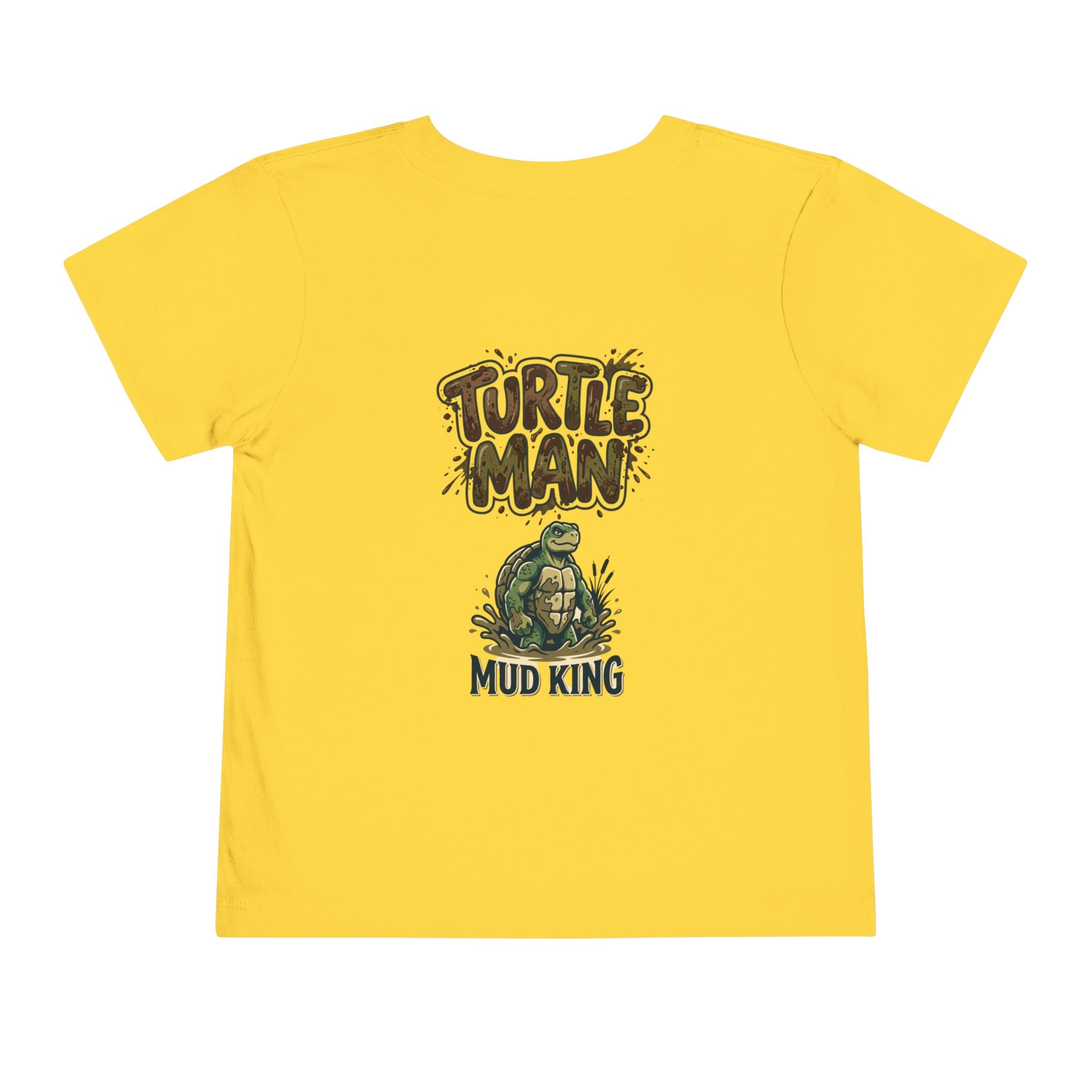 Toddler Tee — 'Turtle Man Mud King' Mud Truck Graphic