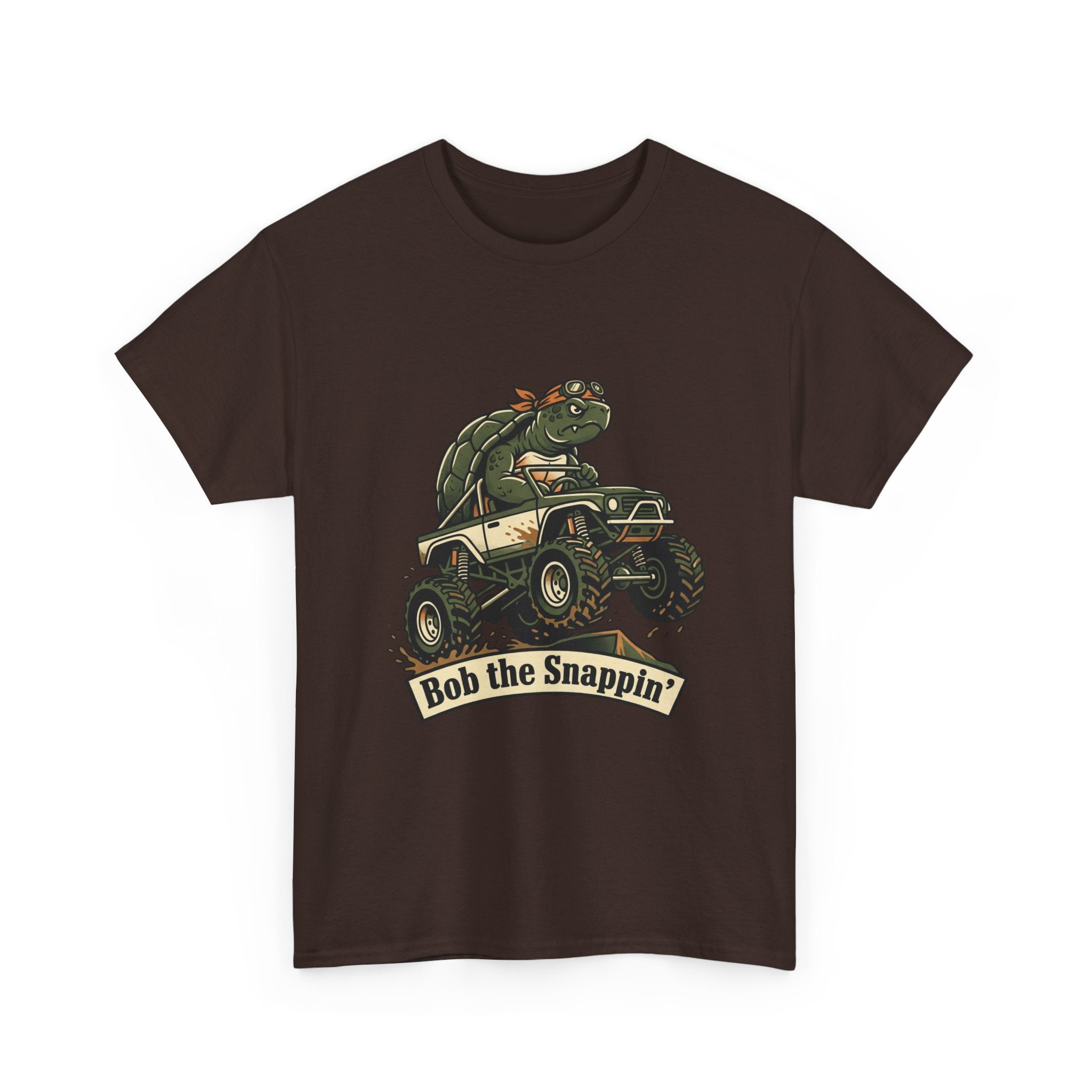 T-Shirt — "Bob the Snappin'" Turtle Monster Truck Graphic Tee