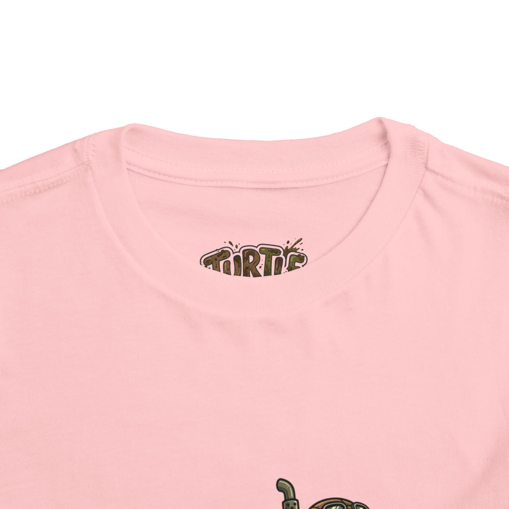 Toddler Tee — 'Turtle Man Mud King' Mud Truck Graphic