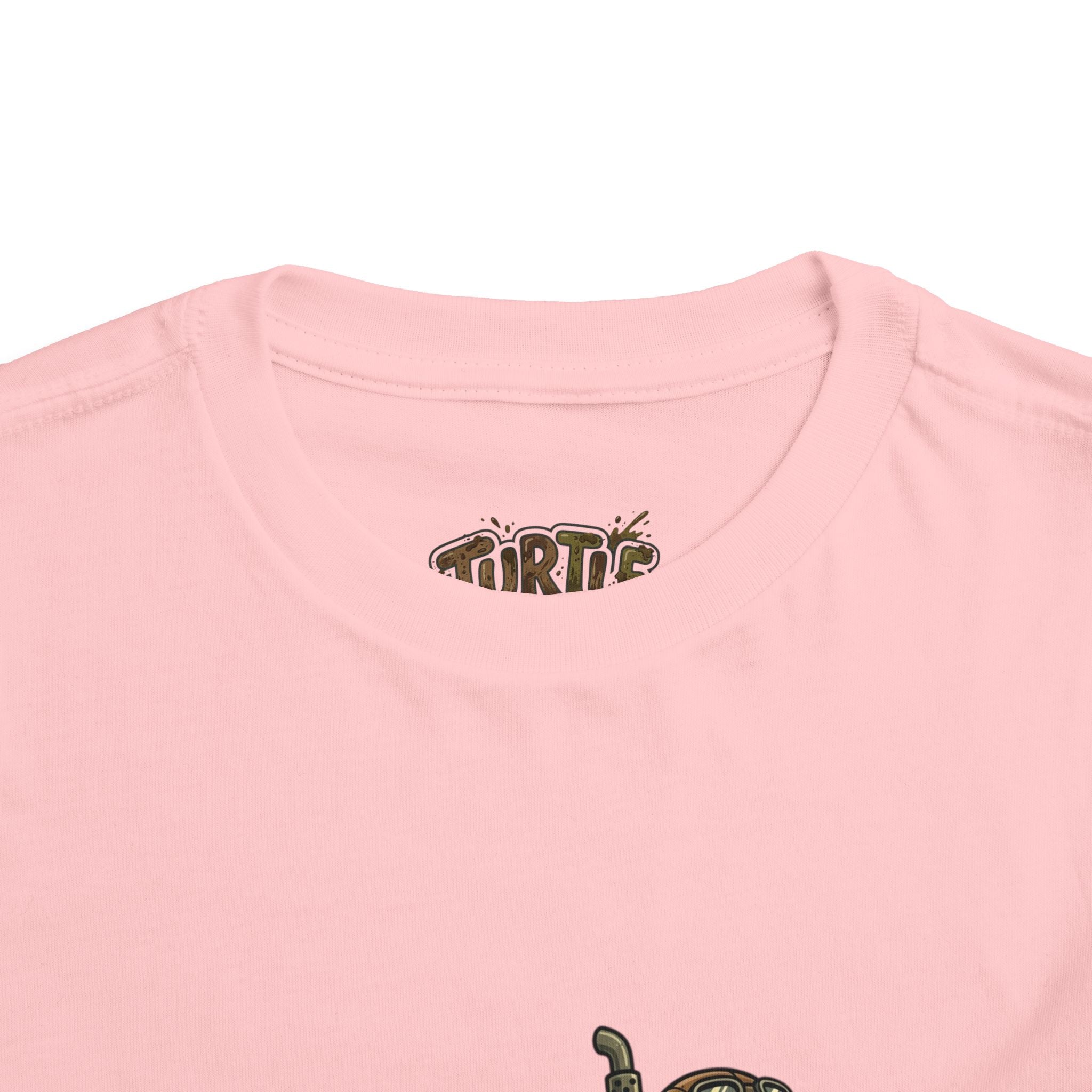 Toddler Tee — 'Turtle Man Mud King' Mud Truck Graphic