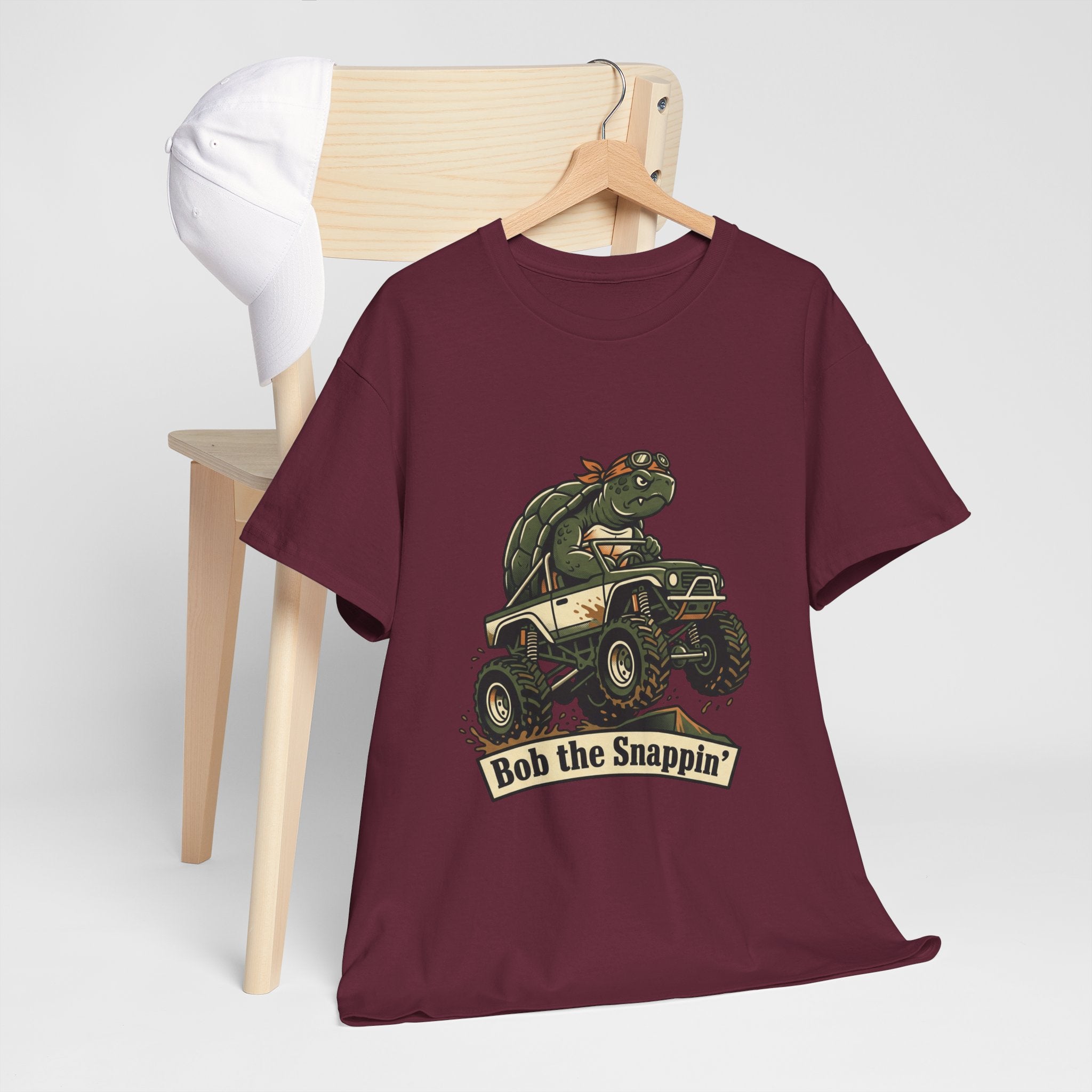 T-Shirt — "Bob the Snappin'" Turtle Monster Truck Graphic Tee