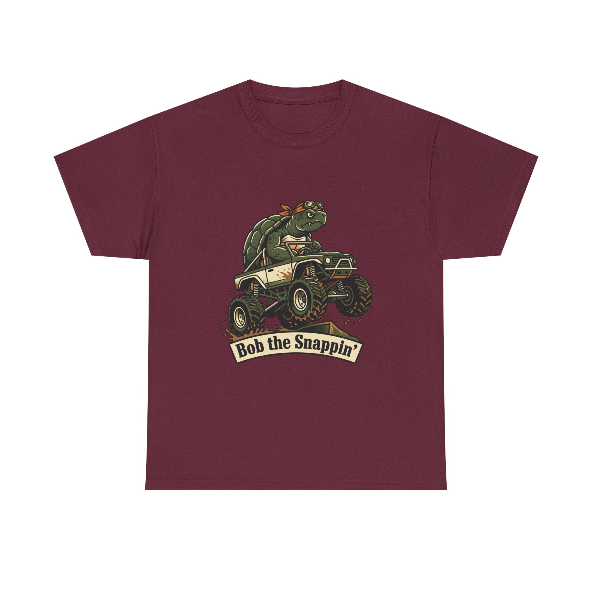 T-Shirt — "Bob the Snappin'" Turtle Monster Truck Graphic Tee