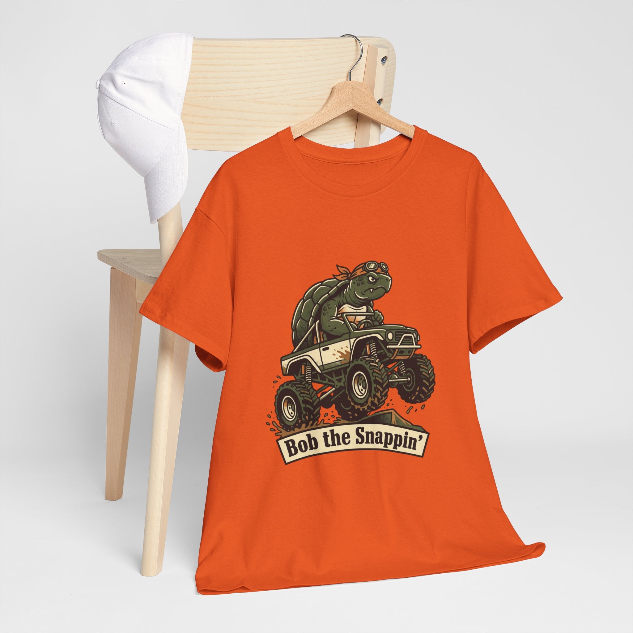 T-Shirt — "Bob the Snappin'" Turtle Monster Truck Graphic Tee