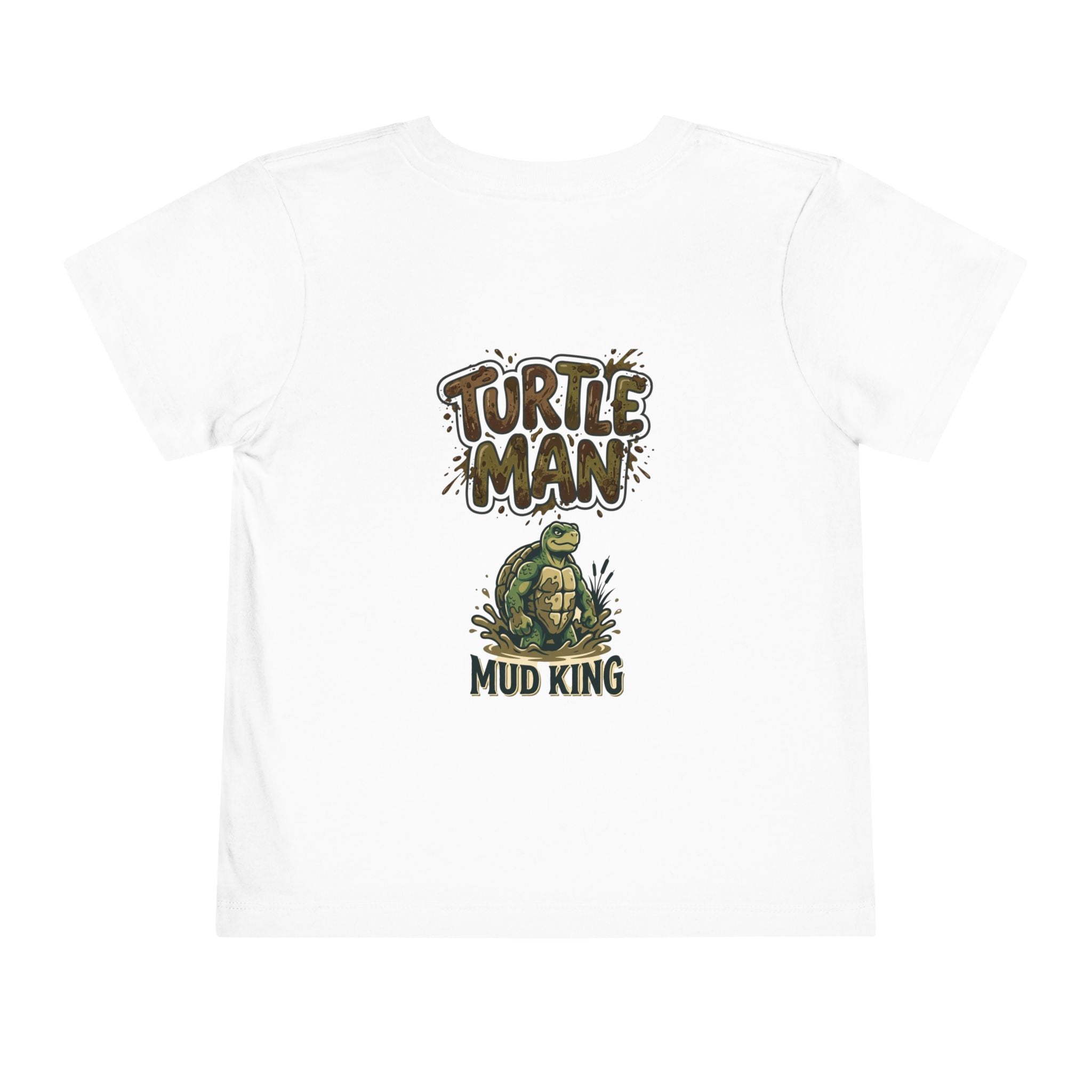 Toddler Tee — 'Turtle Man Mud King' Mud Truck Graphic
