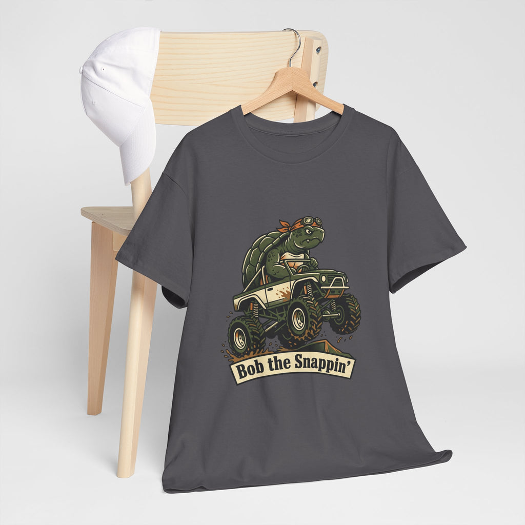 T-Shirt — "Bob the Snappin'" Turtle Monster Truck Graphic Tee