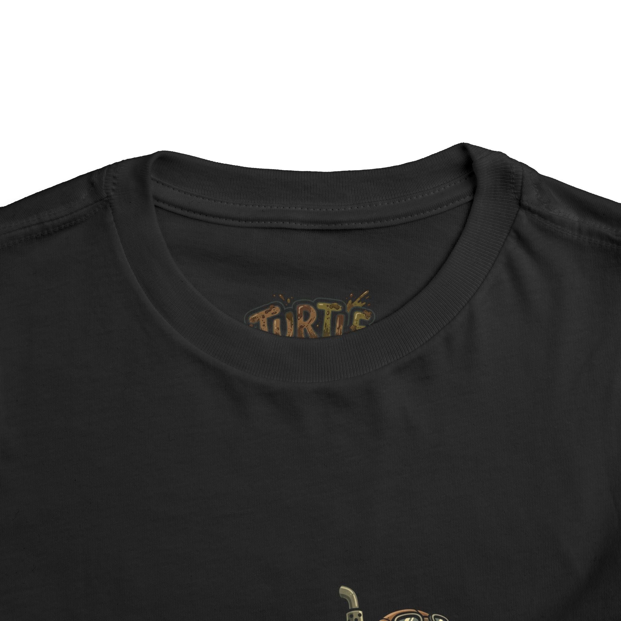 Toddler Tee — 'Turtle Man Mud King' Mud Truck Graphic