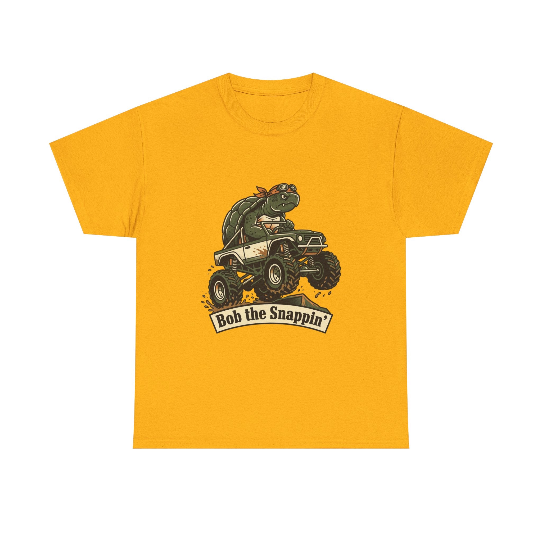 T-Shirt — "Bob the Snappin'" Turtle Monster Truck Graphic Tee