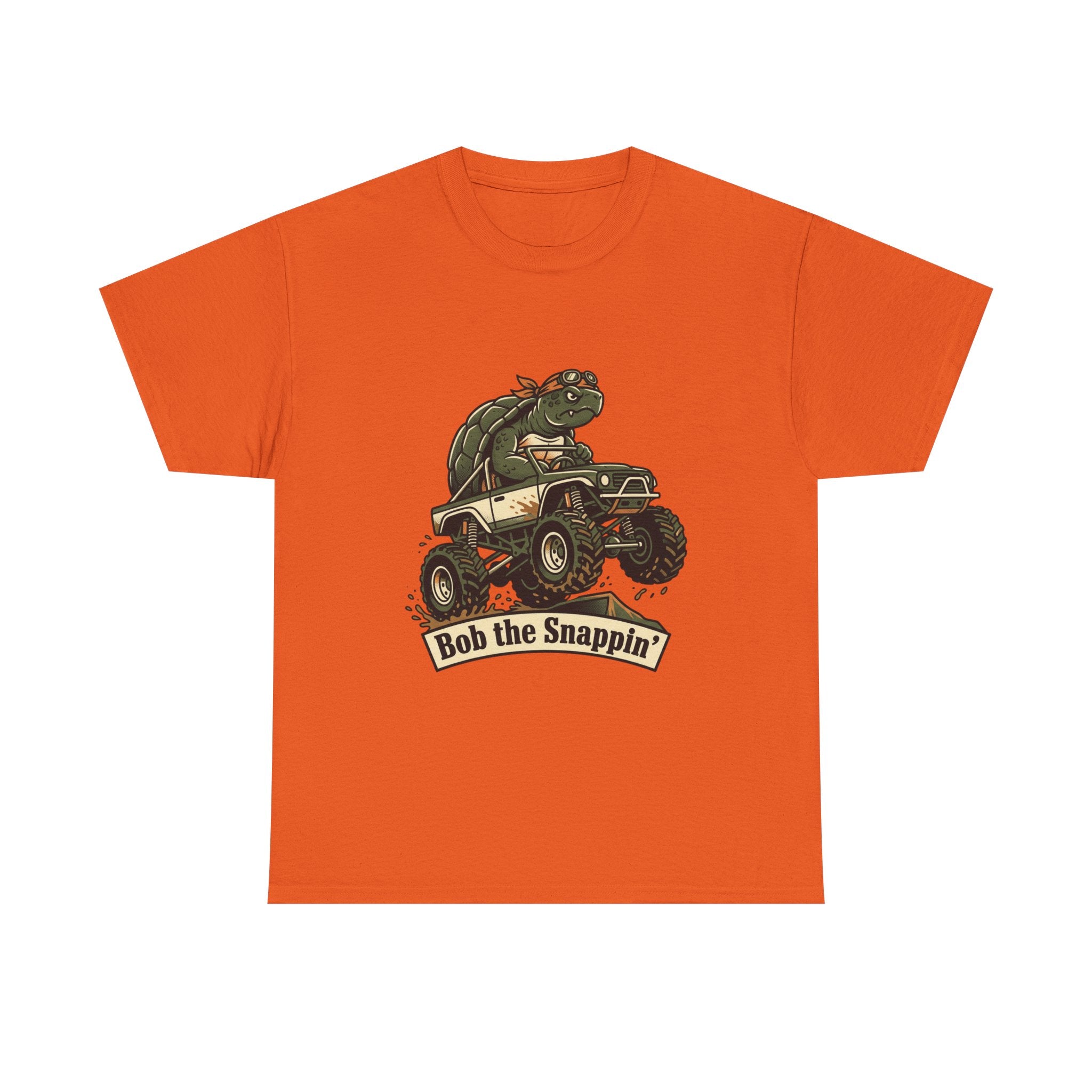 T-Shirt — "Bob the Snappin'" Turtle Monster Truck Graphic Tee