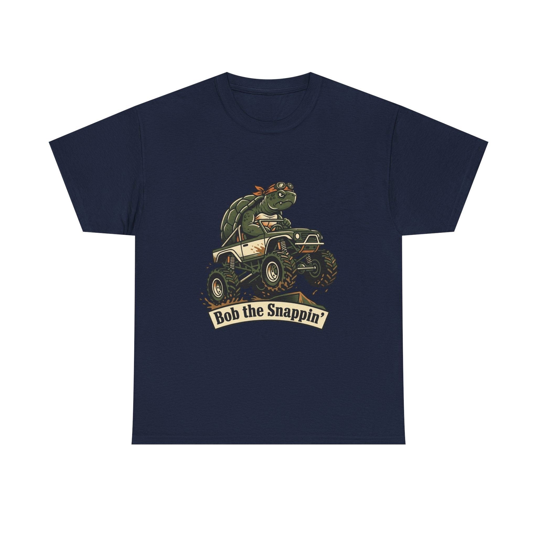 T-Shirt — "Bob the Snappin'" Turtle Monster Truck Graphic Tee