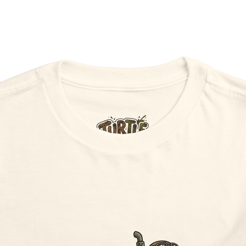 Toddler Tee — 'Turtle Man Mud King' Mud Truck Graphic