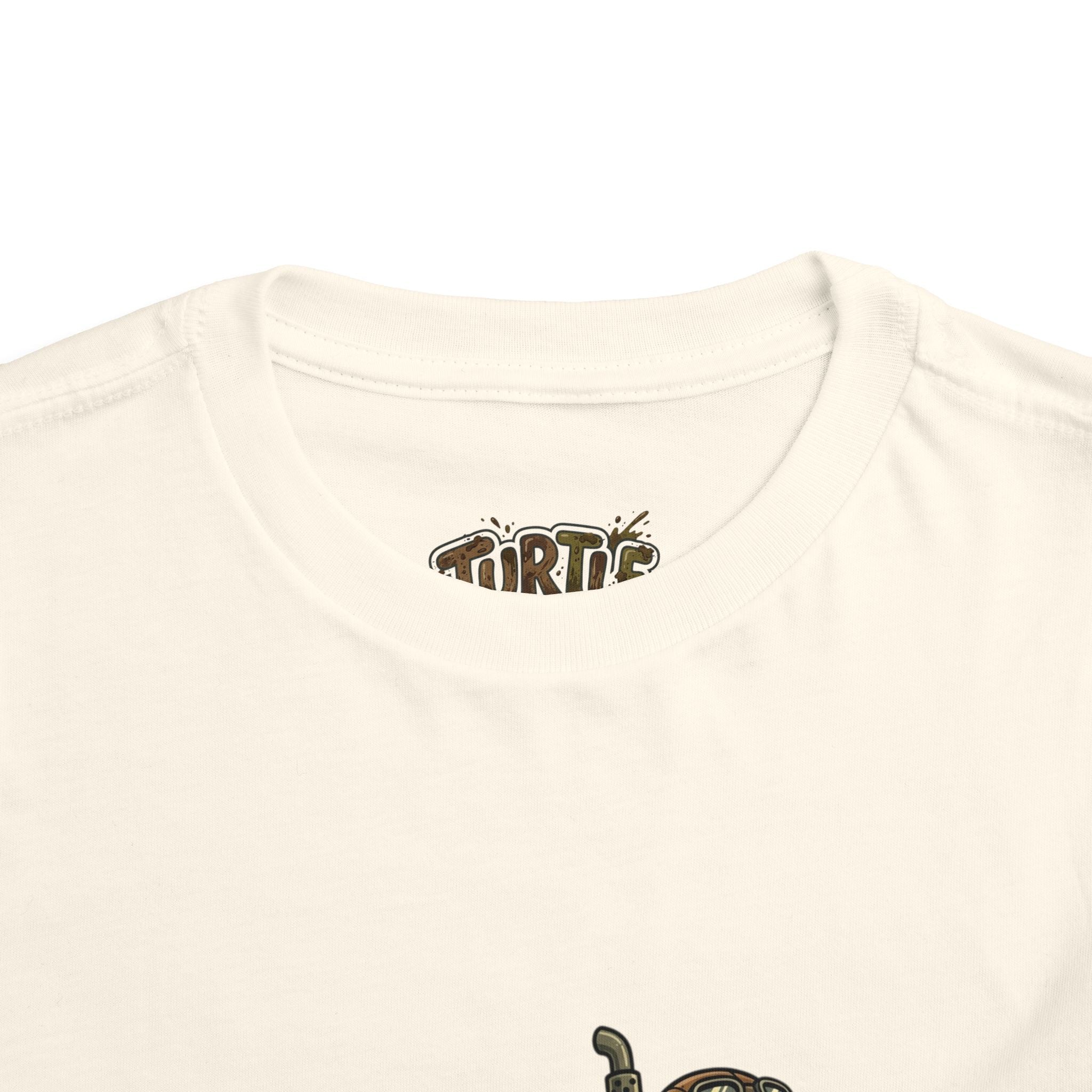 Toddler Tee — 'Turtle Man Mud King' Mud Truck Graphic