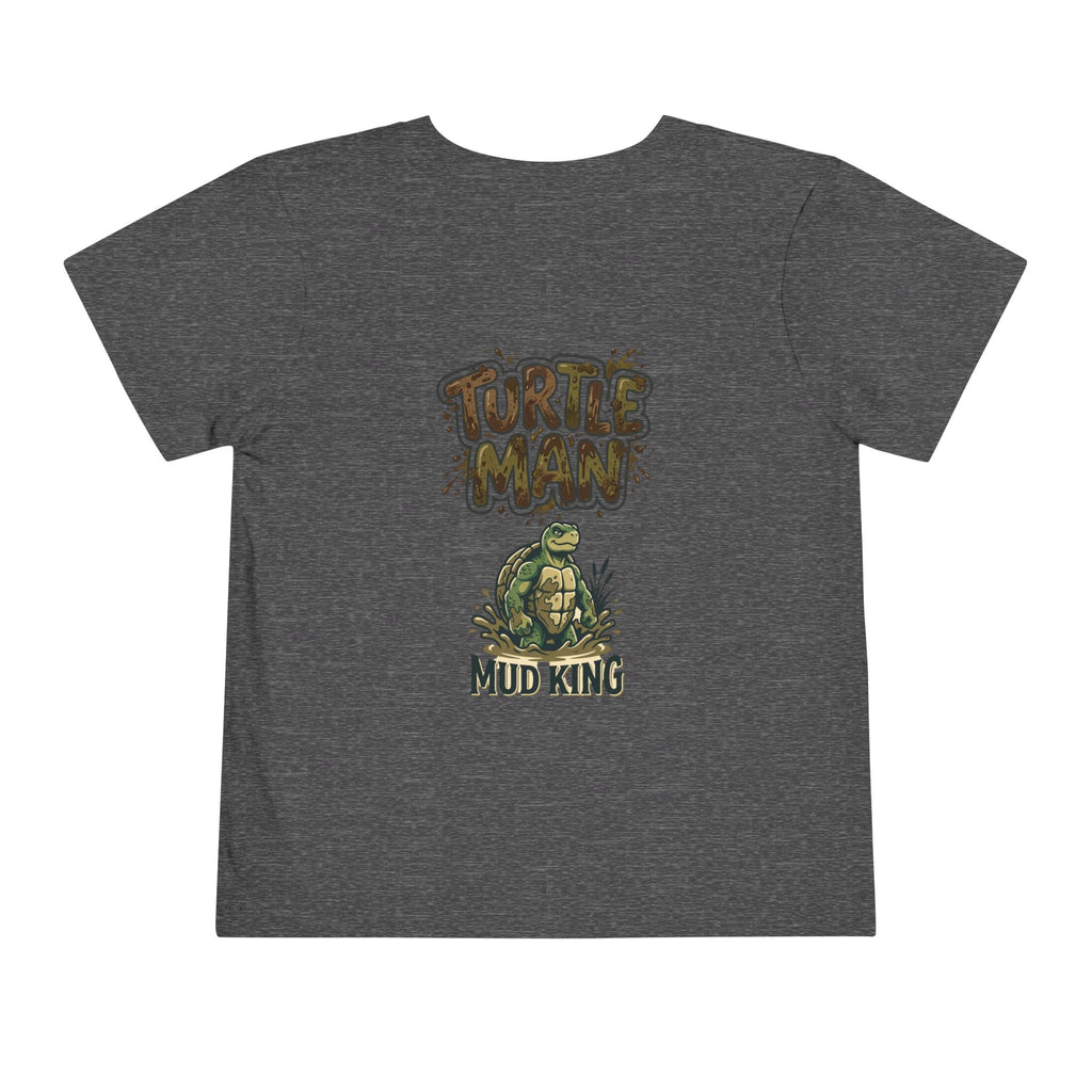 Toddler Tee — 'Turtle Man Mud King' Mud Truck Graphic