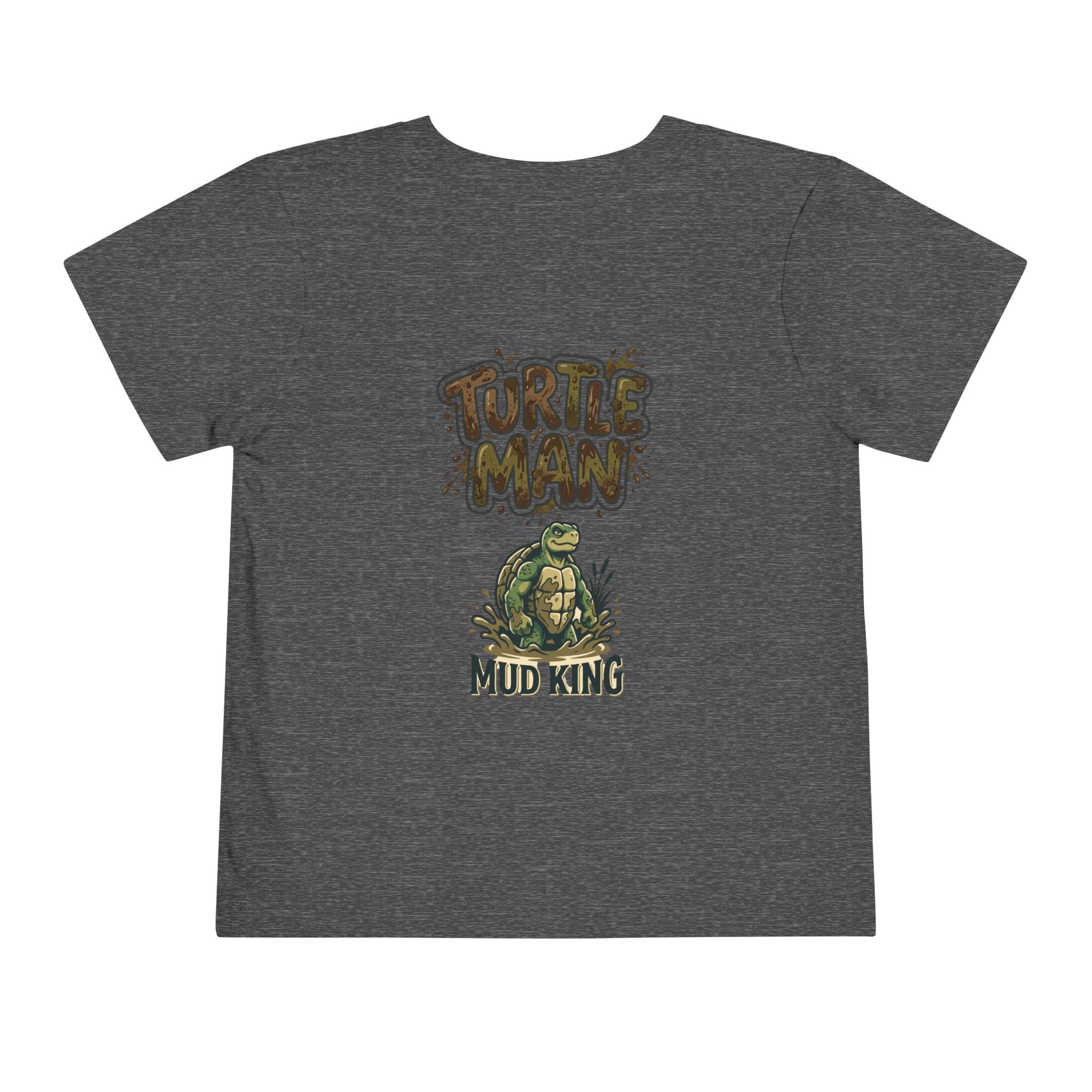 Toddler Tee — 'Turtle Man Mud King' Mud Truck Graphic
