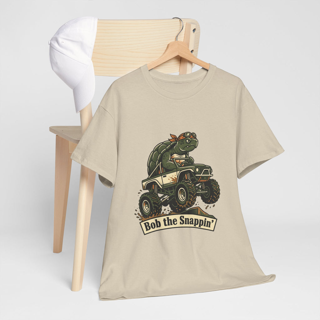 T-Shirt — "Bob the Snappin'" Turtle Monster Truck Graphic Tee