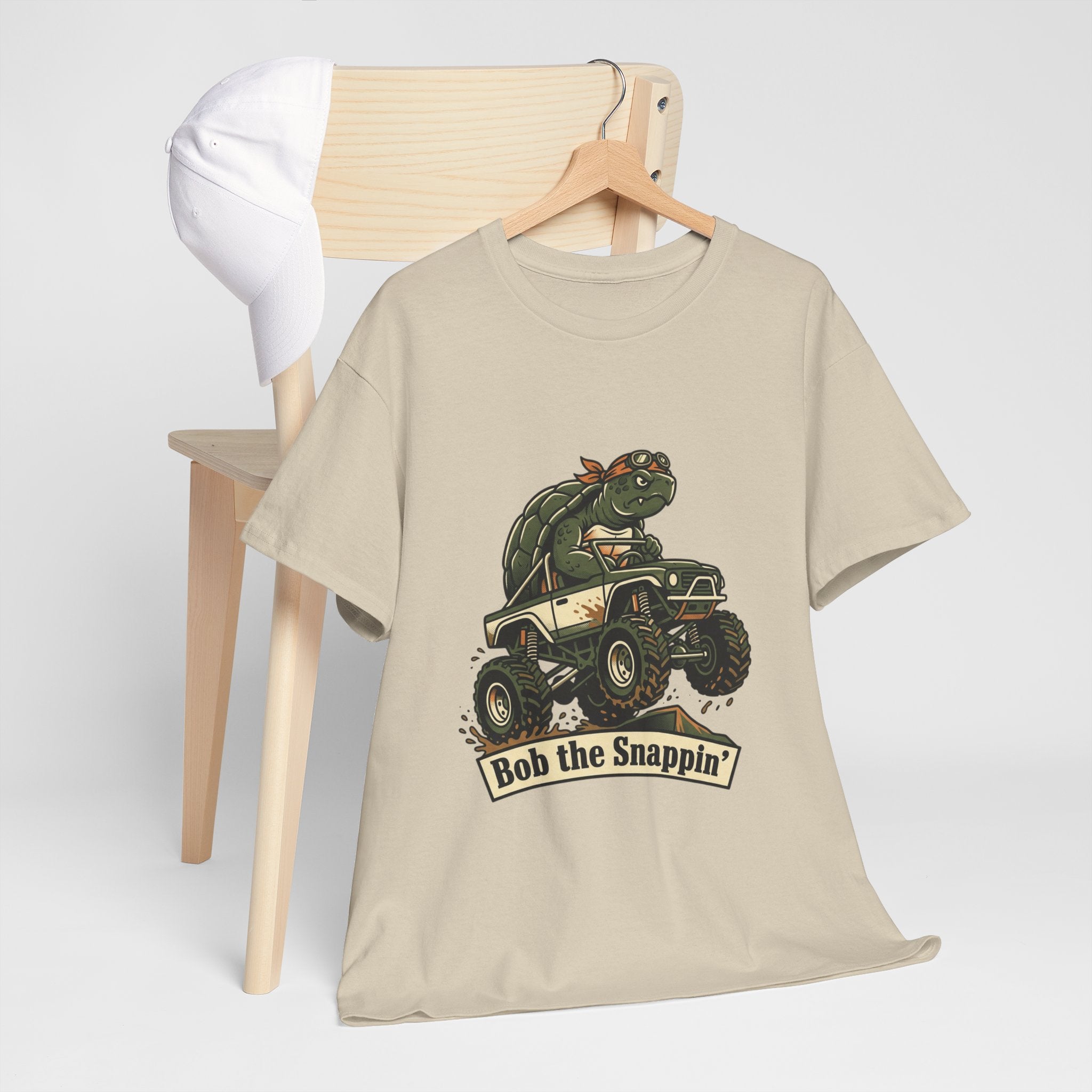 T-Shirt — "Bob the Snappin'" Turtle Monster Truck Graphic Tee